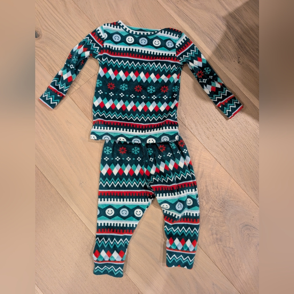 Festive Patterned Baby Onesie
